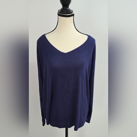 NWT size L Well Worn lightweight sweater bundle of 2 blue and red. - Picture 9 of 9